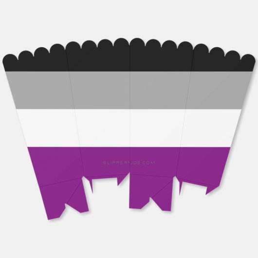 SlipperyJoe's asexual pride flag emphasizing inclu Bedankdoosjes (Ongevouwen)
