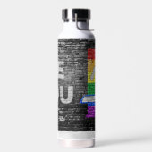 SlipperyJoe's BE-muur-mannetje Waterfles (Links)