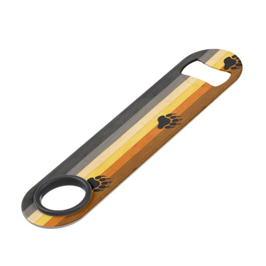 SlipperyJoe's Bear Pride drapeau de la texture du  (Devant angulaire)