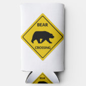 SlipperyJoe's beer kruising teken beer silhouet w (Voorkant)