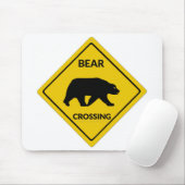 SlipperyJoe's beer kruising teken beer silhouet w Muismat (Met muis)