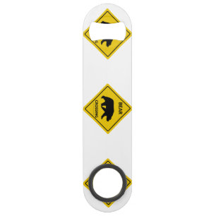 SlipperyJoe's beer kruising teken beer silhouet w Speed Flessenopener