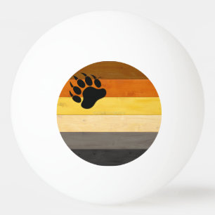 SlipperyJoe's Beer Pride flag houten vloer textuur Pingpongballen