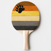 SlipperyJoe's Beer Pride flag houten vloer textuur Tafeltennisbatje (Voorkant)