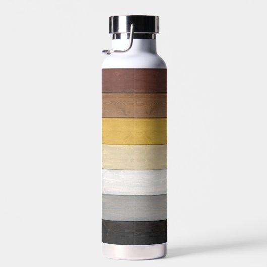 SlipperyJoe's Beer Pride flag houten vloer textuur Waterfles (Rechts)