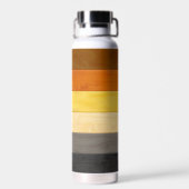 SlipperyJoe's Beer Pride flag houten vloer textuur Waterfles (Achterkant)