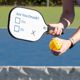 SlipperyJoe's ben je dronken humoristisch licht sa Pickleball Paddle