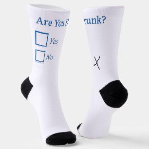SlipperyJoe's ben je dronken humoristisch licht sa Sokken
