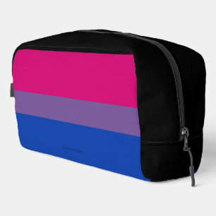 SlipperyJoe's Biseksuele Pride-vlag kleuren magent Toilettasje