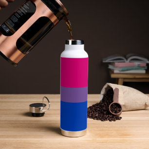 SlipperyJoe's Biseksuele Pride Vlag lavendel-roze  Waterfles