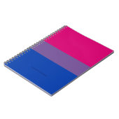 SlipperyJoe's Bisexual Pride Flag lavender-roze bl Notitieboek (Linkerzijde)