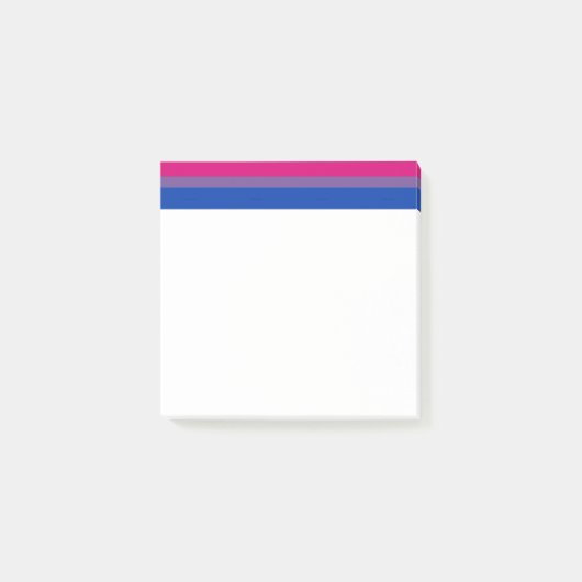 SlipperyJoe's Bisexual Pride Flag lavender-roze bl Post-it® Notes (Voorkant)