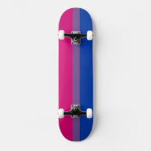 SlipperyJoe's Bisexual Pride Flag lavender-roze bl Skateboard (Voorkant)