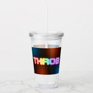 SlipperyJoe's bonkend regenboogachtig verloop dikk Acryl Drinkbeker
