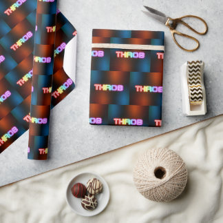 SlipperyJoe's bonzend regenboogachtig verloop dikk Cadeaupapier
