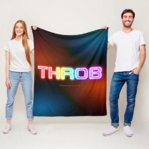 SlipperyJoe's bonzend regenboogachtig verloop dikk Fleece Deken