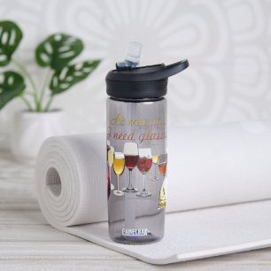 SlipperyJoe's Bril gefermenteerde druiven wijn gie Waterfles