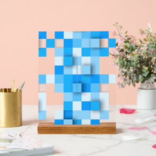 SlipperyJoe's carré artwork mosaïque moderne trois (Mariage)