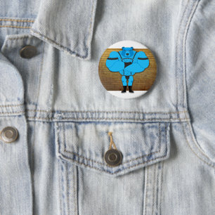 SlipperyJoe's cartoon voor homospieren beer door h Ronde Button 5,7 Cm