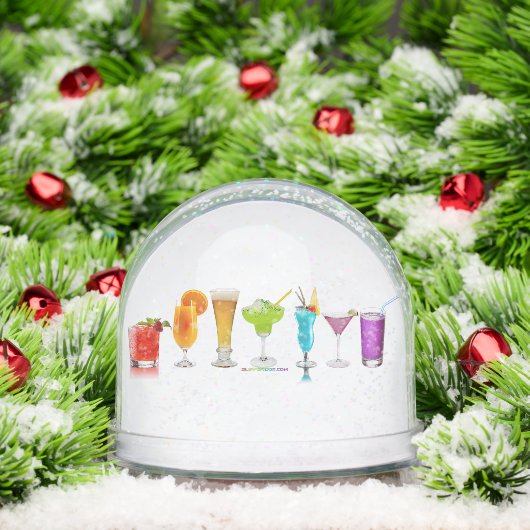 SlipperyJoe's Cheers alcohol cocktail pride neon c Sneeuwbol (Kerstmis)