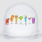 SlipperyJoe's Cheers alcohol cocktail pride neon c Sneeuwbol (Achterkant)