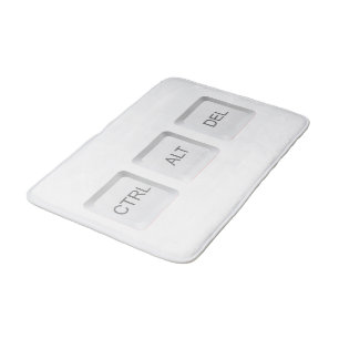 SlipperyJoe's CTRL ALT DEL computer toetsenbord kn Badmat
