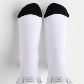 SlipperyJoe's CTRL ALT DEL knoppen drie witte com Sokken (Top)