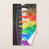 SlipperyJoe's Dancing Pride Shadows cadeaux gay ar (Serviette à main)