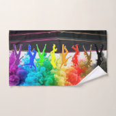 SlipperyJoe's Dancing Pride Shadows gay geschenken Bad Handdoek (Handdoek)