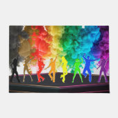 SlipperyJoe's Dancing Pride Shadows gay geschenken Deurmat (Voorkant)