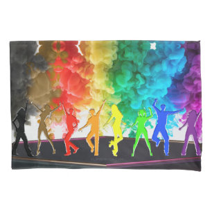 SlipperyJoe's Dancing Pride Shadows gay geschenken Kussensloop