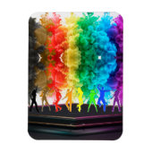 SlipperyJoe's Dancing Pride Shadows gay geschenken Magneet (Verticaal)