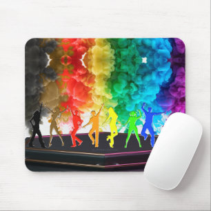 SlipperyJoe's Dancing Pride Shadows gay geschenken Muismat
