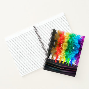 SlipperyJoe's Dancing Pride Shadows gay geschenken Notitieboek