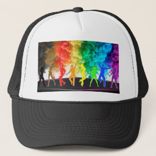 SlipperyJoe's Dancing Pride Shadows gay geschenken Trucker Pet