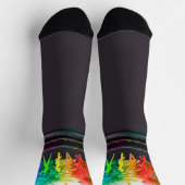 SlipperyJoe's dansende pride Shadows homo cadeauku Sokken (Top)