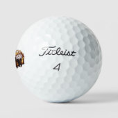 SlipperyJoe's decadent donut covered thick glossy  Golfballen (Logo)