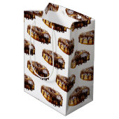 SlipperyJoe's decadent donut covered thick glossy  Medium Cadeauzakje (Achterkant Gekanteld)