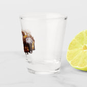 SlipperyJoe's decadent donut covered thick glossy  Shot Glas (Rechts)