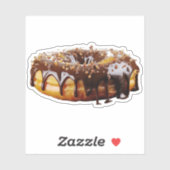 SlipperyJoe's decadent donut covered thick glossy  Sticker (Vel)