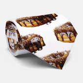 SlipperyJoe's decadent donut covered thick glossy Stropdas (Opgerold)