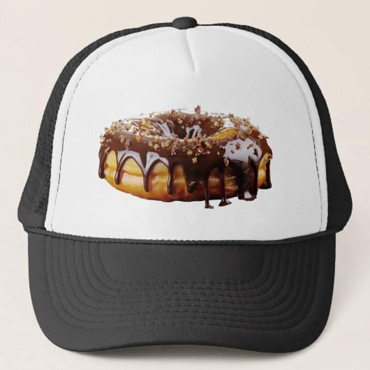 SlipperyJoe's decadent donut covered thick glossy  Trucker Pet (Voorkant)