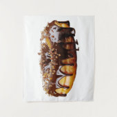 SlipperyJoe's decadent donut covered thick glossy Wandkleed (Voorkant)