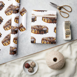 SlipperyJoe's decadente donut bedekt met dikke gla Cadeaupapier