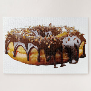 SlipperyJoe's decadente donut bedekt met dikke gla Legpuzzel