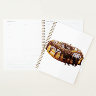 SlipperyJoe's decadente donut bedekt met dikke gla Planner