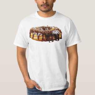 SlipperyJoe's decadente donut bedekt met dikke gla T-shirt