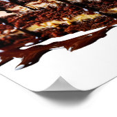 SlipperyJoe's decadente meerlagige chocoladetaart Poster (Hoek)