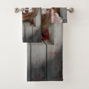 SlipperyJoe's déplaisante poupée visage pâle sang 