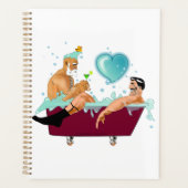 SlipperyJoe's deux gays hommes aiment la baignoire (Devant)